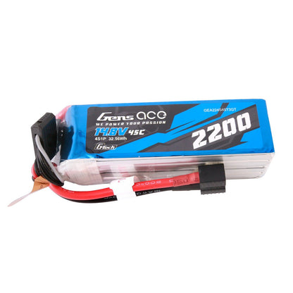 GENS ACE G-TECH 4S 2200MAH 45C 14.8V SOFT PACK LIPO BATTERY (1TO3) - Starter Box - Faster RC HobbiesFaster RC HobbiesFaster RC HobbiesGEA224S45T3GT