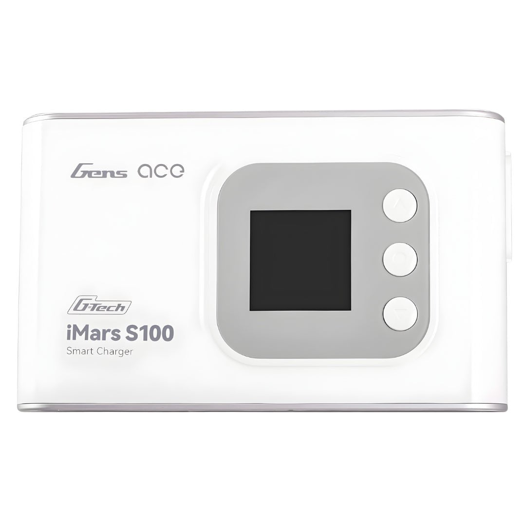 GENS ACE IMARS S100 G-TECH AC BALANCE RC BATTERY SMART CHARGER WHITE - Faster RC HobbiesFaster RC HobbiesFaster RC HobbiesGEAS100-AW