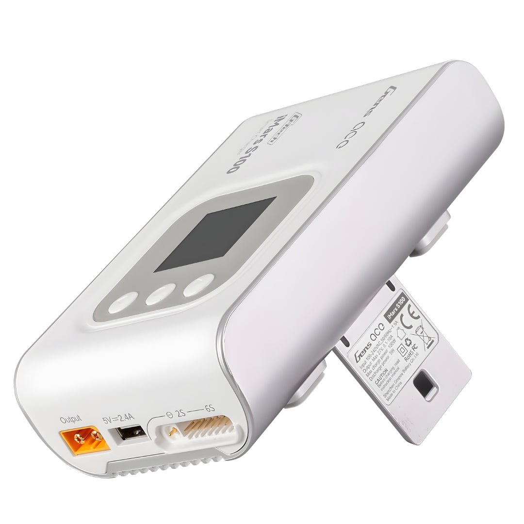 GENS ACE IMARS S100 G-TECH AC BALANCE RC BATTERY SMART CHARGER WHITE - Faster RC HobbiesFaster RC HobbiesFaster RC HobbiesGEAS100-AW