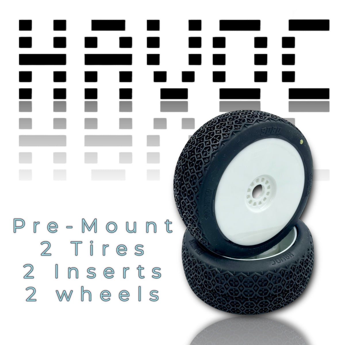 Havoc 8th Scale Buggy Pre-Mount White - Faster RC HobbiestiresPro-Motion TiresFaster RC Hobbies9080-SLW-W
