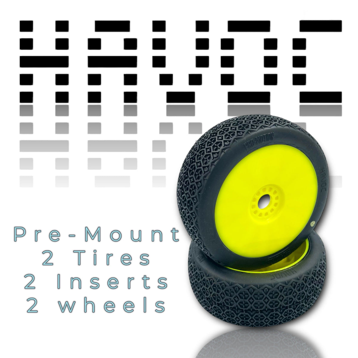 Havoc 8th Scale Buggy Pre-Mount Yellow - Faster RC HobbiestiresPro-Motion TiresFaster RC Hobbies9080-SSLW-Y