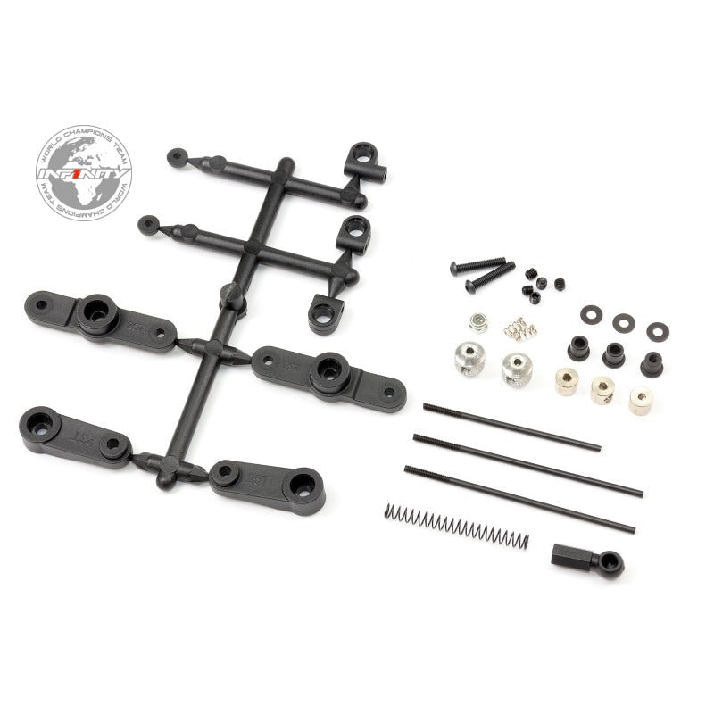INFINITY BRAKE/THROTTLE LINKAGE SET - Faster RC HobbiesInfinityFaster RC HobbiesM082