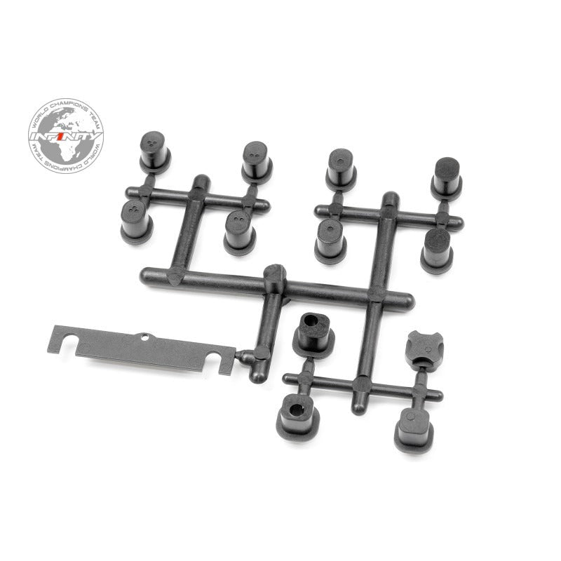 INFINITY M027 - INSERTS & SPACERS SET (PLASTIC) - Faster RC HobbiesSpare PartsInfinity RCFaster RC HobbiesM027