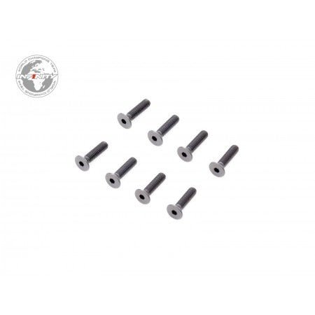 INFINITY M2.5x10mm FLAT HEAD SCREW (8pcs) - Faster RC HobbiesInfinityFaster RC HobbiesB022510