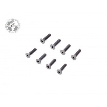 INFINITY M2.5x10mm FLAT HEAD SCREW (8pcs) - Faster RC HobbiesInfinityFaster RC HobbiesB022510