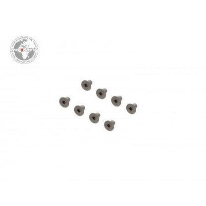 INFINITY M2.5x4mm FLAT HEAD SCREW (8pcs) - Faster RC HobbiesInfinityFaster RC HobbiesB022504