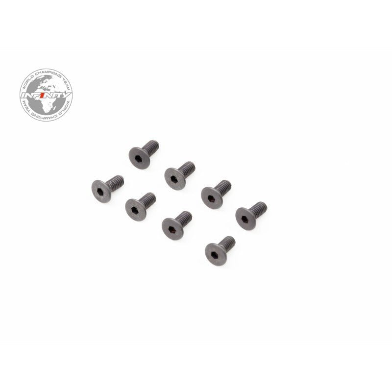 INFINITY M2.5x6mm FLAT HEAD SCREW (8pcs) - Faster RC HobbiesInfinityFaster RC HobbiesB022506