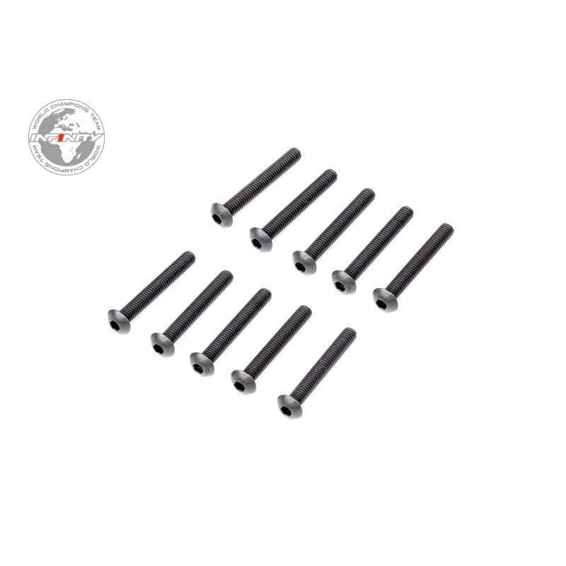 INFINITY M3x22mm BUTTON HEAD SCREW (10pcs) - Faster RC HobbiesInfinityFaster RC HobbiesB01322