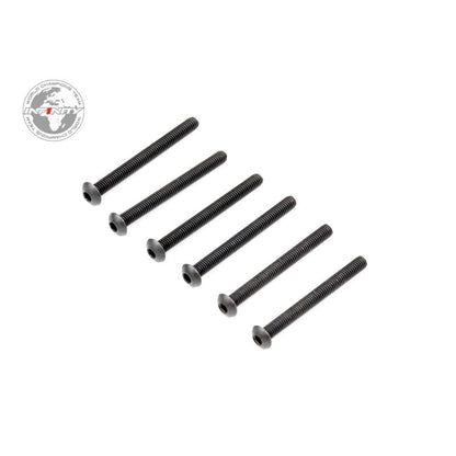 INFINITY M3x30mm BUTTON HEAD SCREW (6pcs) - Faster RC HobbiesInfinityFaster RC HobbiesB01330