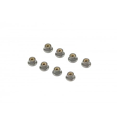INFINITY M4 FLANGED NYLON NUT (Black/8pcs) - Faster RC HobbiesInfinityFaster RC HobbiesB07403