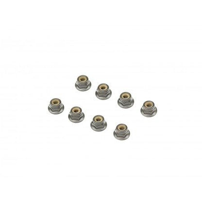 INFINITY M4 FLANGED NYLON NUT (Black/8pcs) - Faster RC HobbiesInfinityFaster RC HobbiesB07403