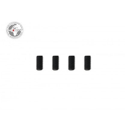 INFINITY M4x8mm SET SCREW (Cup Point/8pcs) - Faster RC HobbiesInfinityFaster RC HobbiesB04408