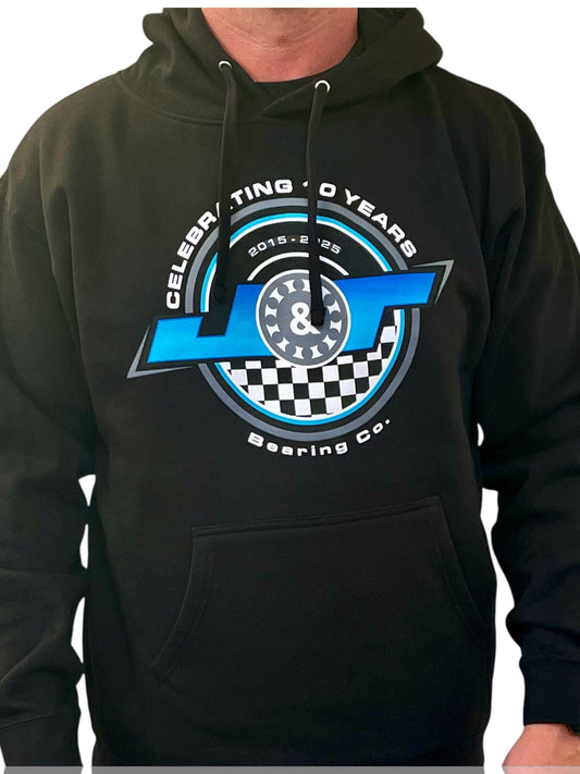 J&T Bearing Company 10 Year Anniversary Hoodie (Limited Edition) - Faster RC HobbiesApparelJ&T Bearing CoFaster RC Hobbies