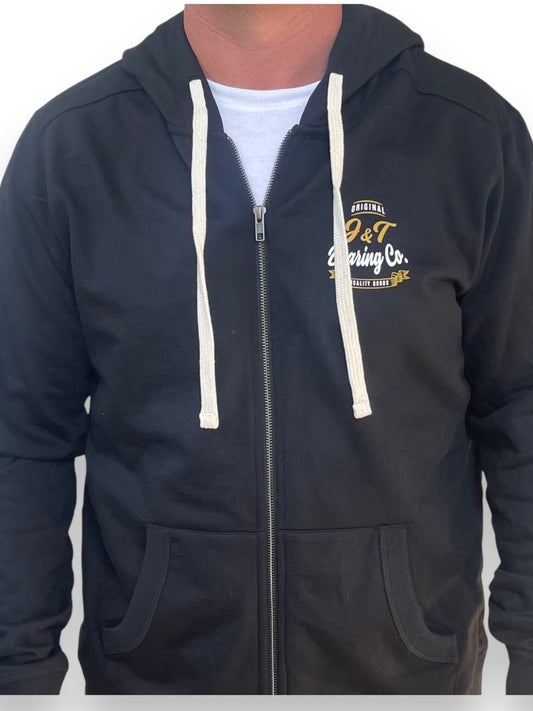 J&T Bearing Company Vintage Zip Up Hoodie - Faster RC HobbiesApparelJ&T Bearing CoFaster RC Hobbies