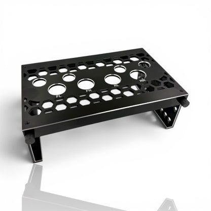 J&T Machined Aluminum Folding Car Stand 1/10 Scale - Faster RC HobbiesAccessoriesJ&T Bearing CoFaster RC Hobbies