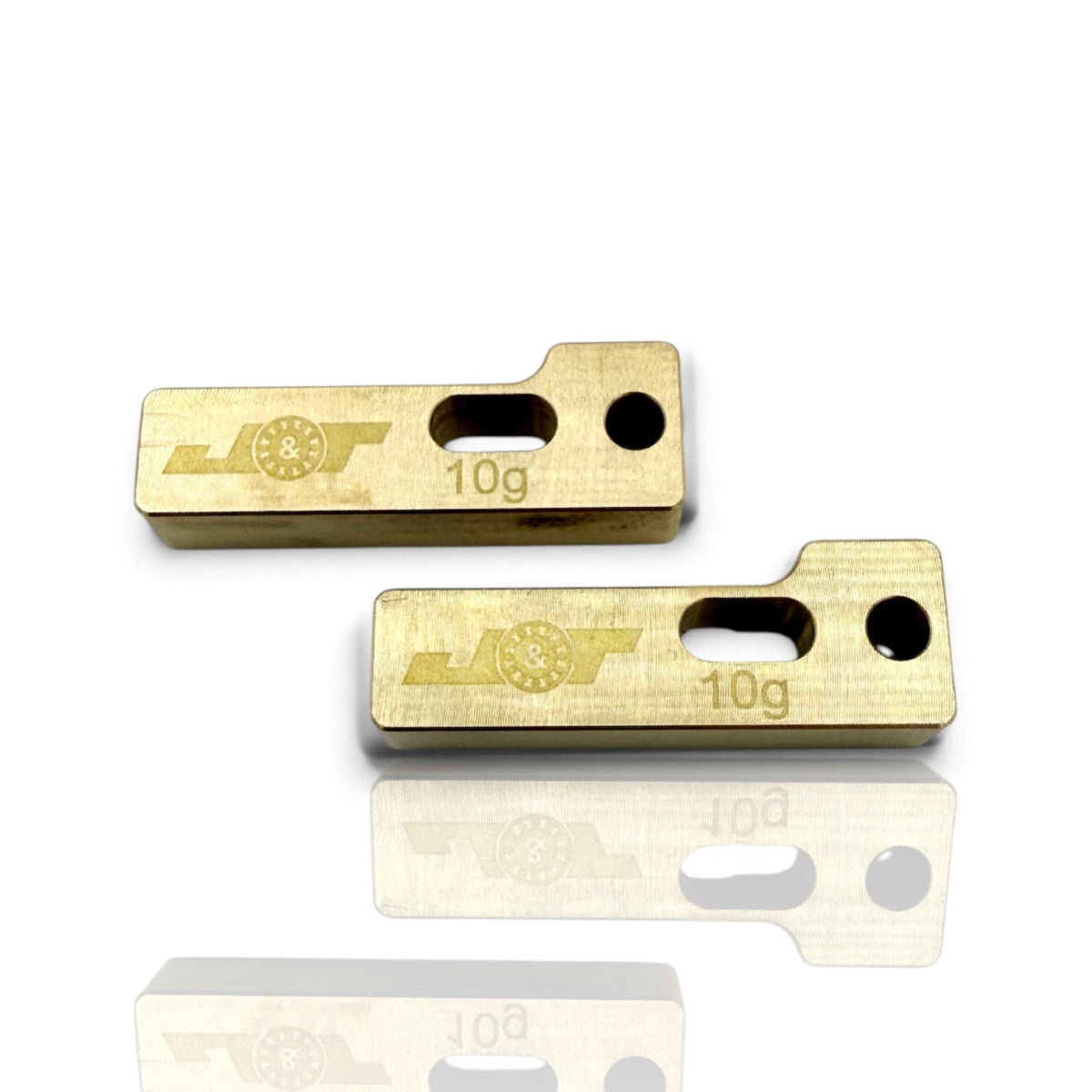 J&T Mugen Brass Rear Hub Weight Set (10g) - Faster RC HobbiesAluminum Option PartsJ&T Bearing CoFaster RC HobbiesJT13031