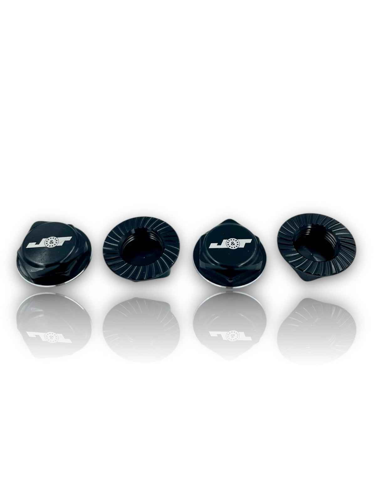 J&T Serrated Closed 17mm Wheel Nuts - Faster RC HobbiesAluminum Option PartsJ&T Bearing CoFaster RC HobbiesJT11160-B