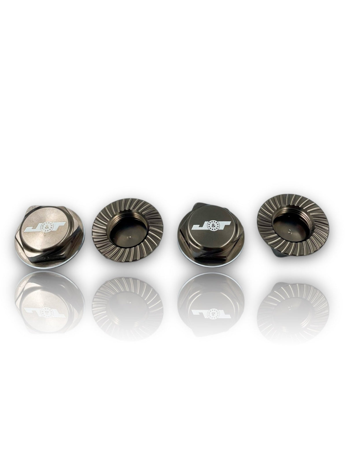 J&T Serrated Closed 17mm Wheel Nuts - Faster RC HobbiesAluminum Option PartsJ&T Bearing CoFaster RC HobbiesJT11160-GM