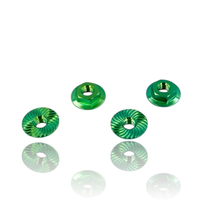 J&T Titanium M4 Surelock Wheel Nuts - Faster RC HobbiesTitaniumJ&T Bearing CoFaster RC HobbiesJT12180