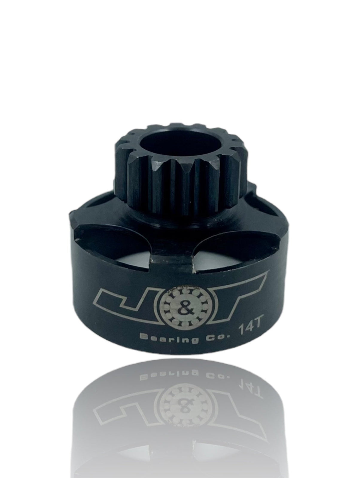 J&T Torque Vented Clutch Bell 14T (3 Shoe) - Faster RC HobbiesNitro AccessoriesJ&T Bearing CoFaster RC HobbiesJT10986