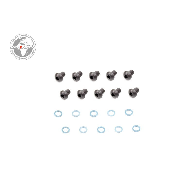 INFINITY SHOCK CAP SCREW AND GASKET (10pcs)