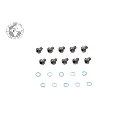 INFINITY SHOCK CAP SCREW AND GASKET (10pcs)