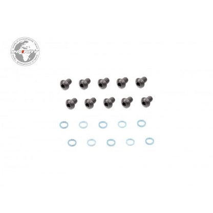 INFINITY SHOCK CAP SCREW AND GASKET (10pcs)