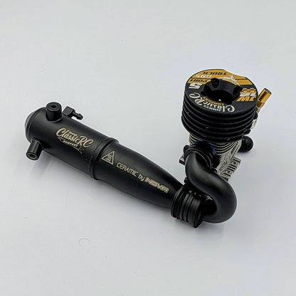 JW12 5-Port .12 Engine + Classic Tuned Pipe Combo - 1/10 Stadium Truck