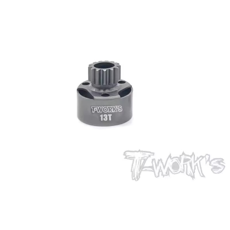T-Works 1/8 Buggy Light Weight Long Clutch Bell 13T - 4SHOE - Faster RC HobbiesFaster RC HobbiesFaster RC HobbiesTG-065-13T