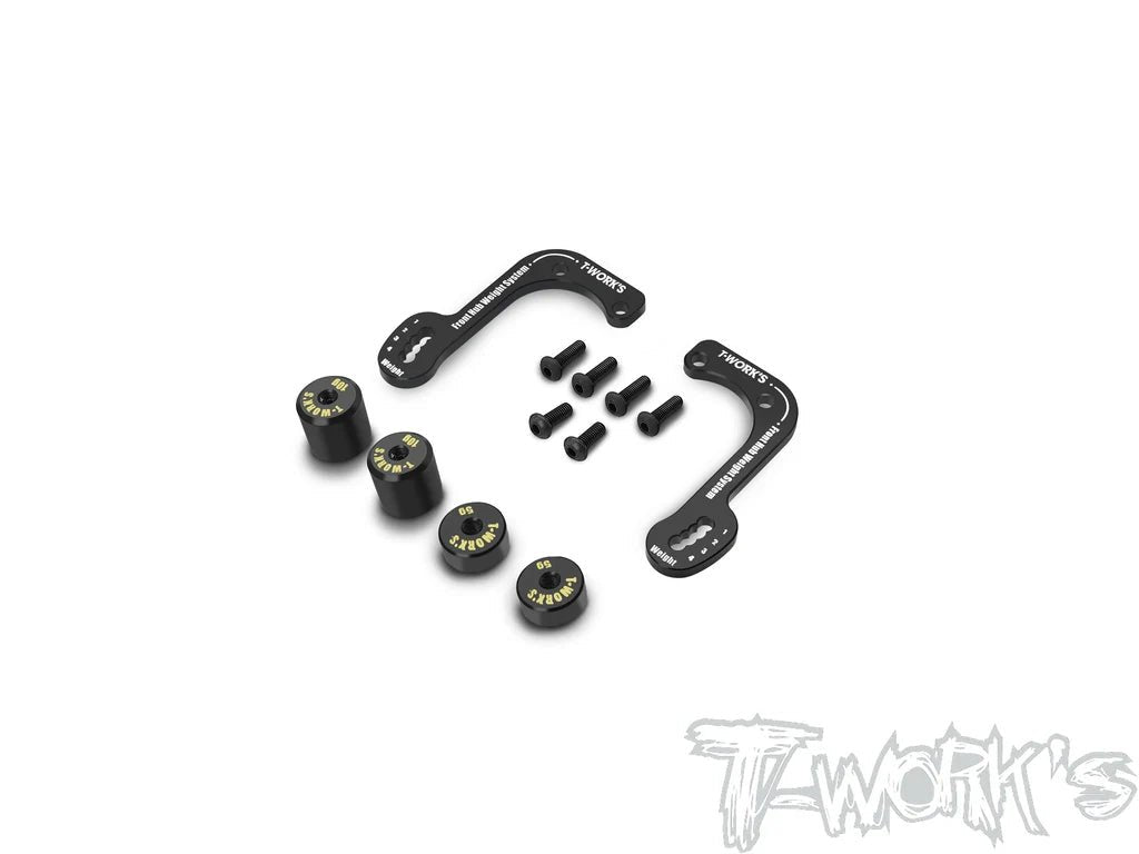 T-Works Front Hub Weight System ( For SWORKZ S35.5 / S35.4 EVO ) - Faster RC HobbiesT-WorksFaster RC HobbiesTO-358-S35.4