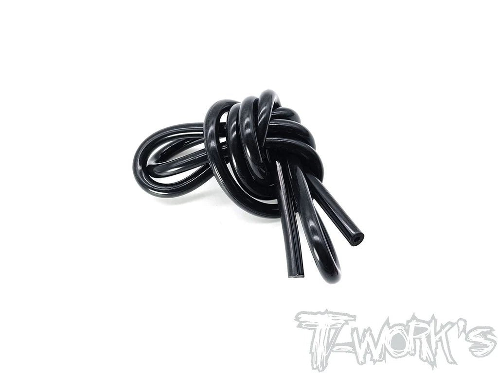 T-Works Silicone Fuel Tube ( 1m ) BLACK - Faster RC HobbiesFaster RC HobbiesFaster RC HobbiesTO-057BKX