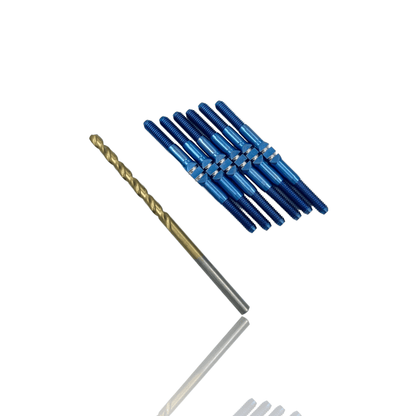 Xray XB2 '25 Titanium "Milled'' XD Turnbuckles - Faster RC HobbiesTitaniumJ&T Bearing CoFaster RC HobbiesJT12187