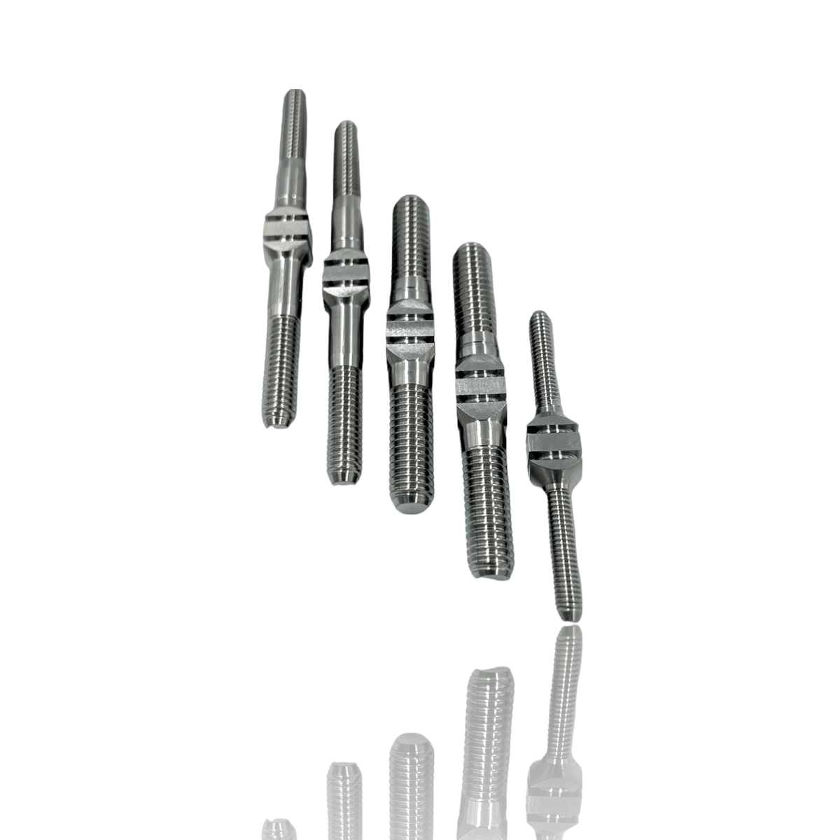 Xray XB8 '25 Titanium "Milled'' Turnbuckles - Faster RC HobbiesTitaniumJ&T Bearing CoFaster RC HobbiesJT10975